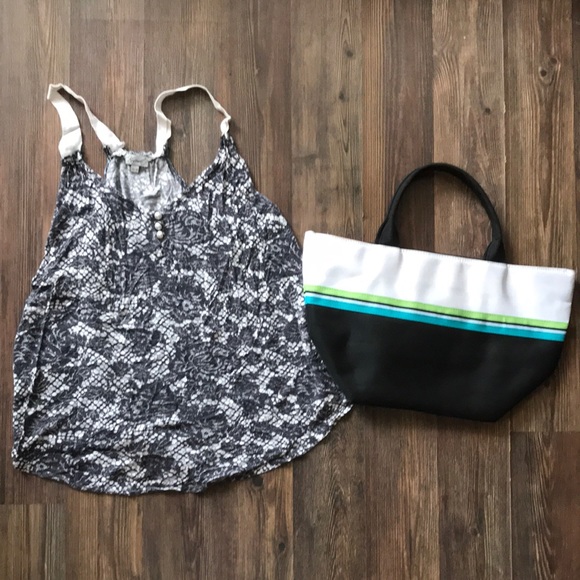 Top and Lancôme bag - Picture 1 of 6